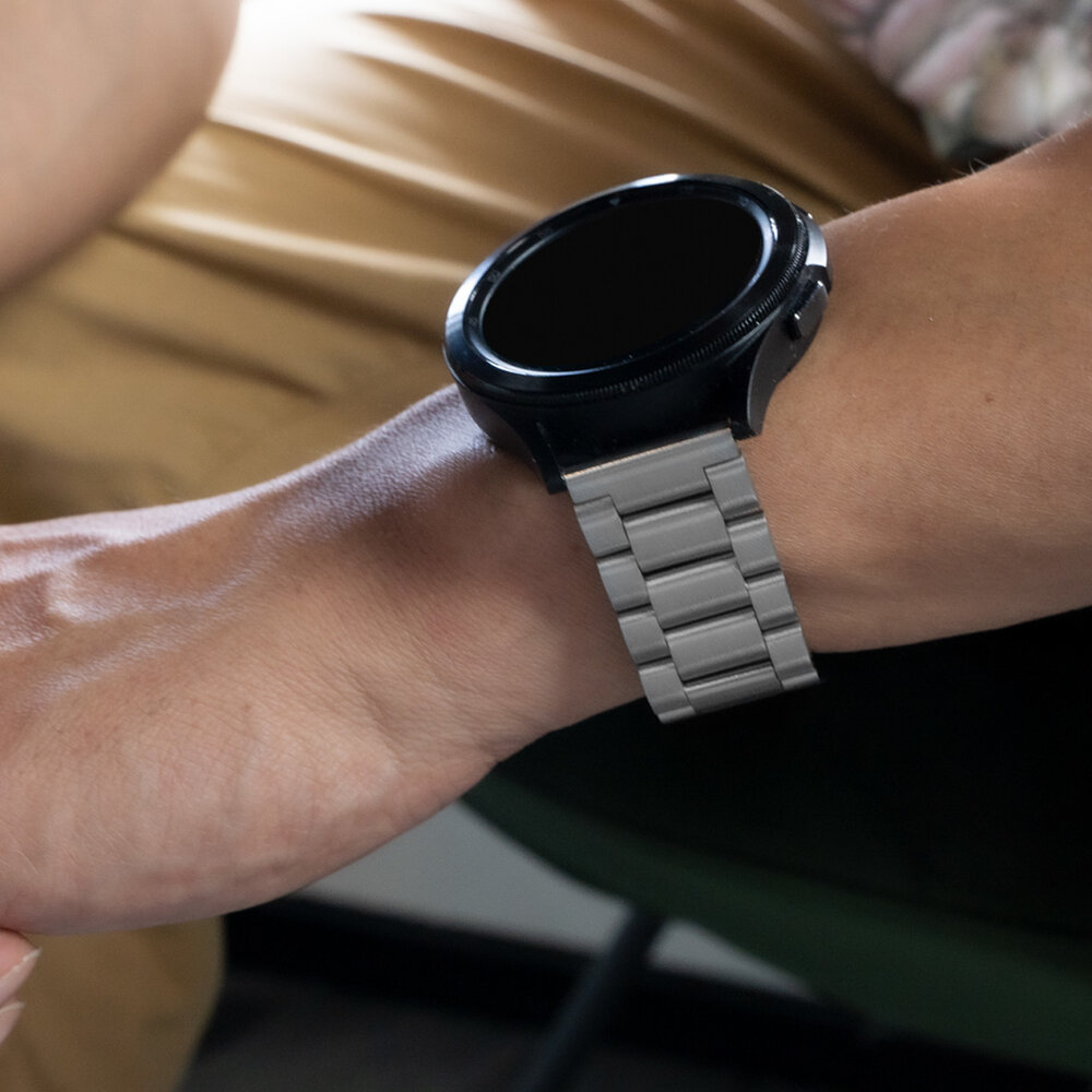 Strap-it Strap-it Xiaomi Amazfit Bip Steel Strap (Silver) Strap-it Strap-it Xiaomi Amazfit Bip Steel Strap (Silver)