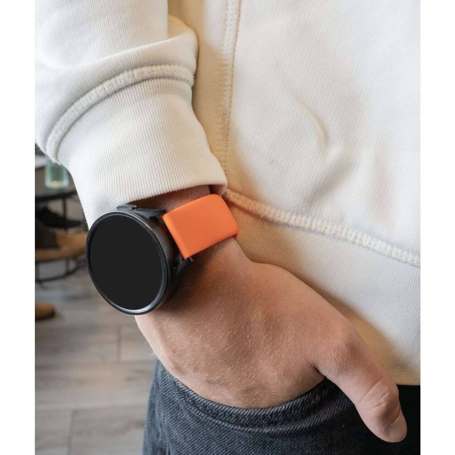 Fossil Gen 5 Sport Strap Orange