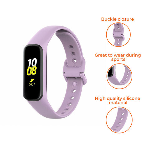 Samsung Galaxy Fit 2 Silicone Strap Lavender