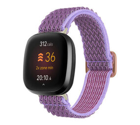 Fitbit versa 2025 purple woven band