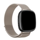 Strap-it Strap-it Fitbit Sense 2 Milanese Strap (Starlight)
