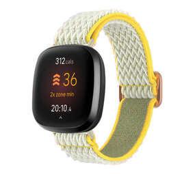 Strap-it Fitbit Sense 2 Braided Nylon Strap (Sunshine) Strap-it Fitbit Sense 2 Braided Nylon Strap (Sunshine)
