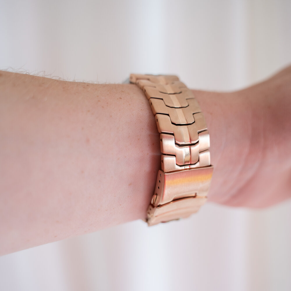 Strap-it Strap-it Samsung Galaxy Watch 6 - 44mm Steel Iron Strap (Rose Gold) Strap-it Strap-it Samsung Galaxy Watch 6 - 44mm Steel Iron Strap (Rose Gold)