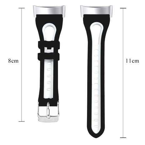 Strap-it Strap-it Fitbit Charge 6 Sport Strap with Buckle (Black/White) Strap-it Strap-it Fitbit Charge 6 Sport Strap with Buckle (Black/White)