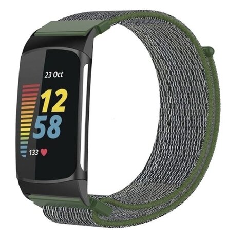 Strap-it Strap-it Fitbit Charge 6 Nylon Strap (Green) Strap-it Strap-it Fitbit Charge 6 Nylon Strap (Green)
