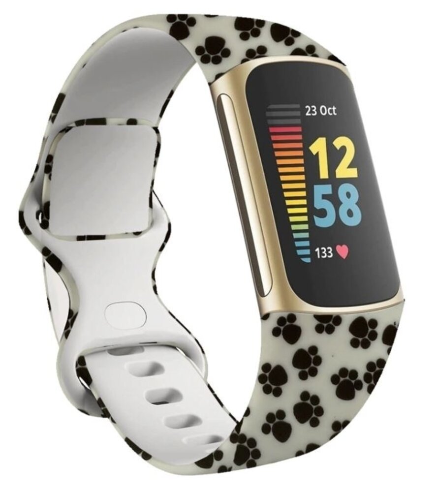 Strap-it Strap-it Furry Feet Fitbit Charge 6 Strap Strap-it Strap-it Furry Feet Fitbit Charge 6 Strap