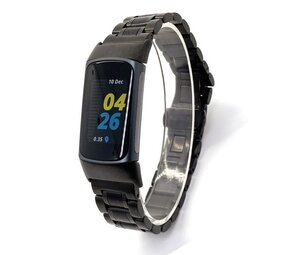 Strap-it Fitbit Charge 6 Metal Strap (Black) Strap-it Fitbit Charge 6 Metal Strap (Black)