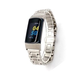 Strap-it Fitbit Charge 6 Metal Strap (Silver) Strap-it Fitbit Charge 6 Metal Strap (Silver)
