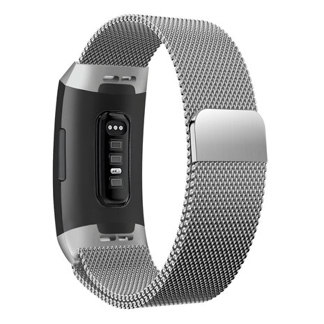 Bandz Bandz Fitbit Charge 4 Milanese Loop Strap (Silver) Bandz Bandz Fitbit Charge 4 Milanese Loop Strap (Silver)
