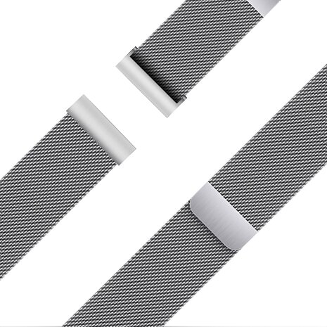 Bandz Bandz OnePlus Watch Milanese Loop Strap (Silver) Bandz Bandz OnePlus Watch Milanese Loop Strap (Silver)