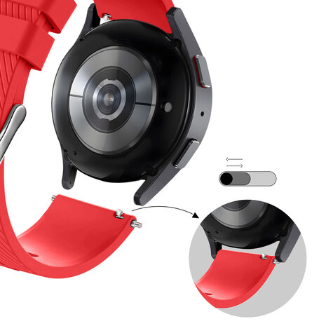 Samsung Galaxy Watch 3 45mm Silicone Strap Deluxe Red