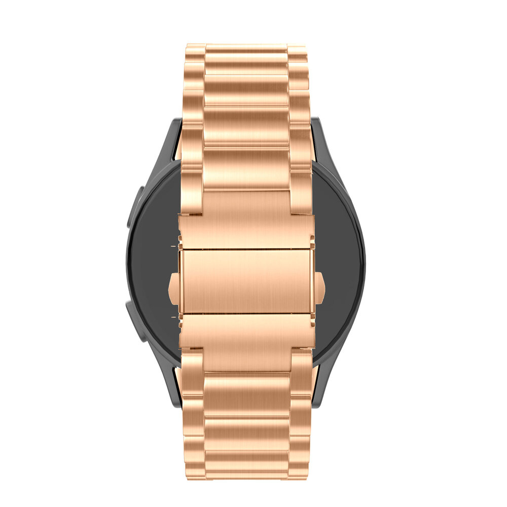 Bandz Bandz Samsung Galaxy Watch 4 - 44mm Steel Strap 'Classic' (Rose Gold) Bandz Bandz Samsung Galaxy Watch 4 - 44mm Steel Strap 'Classic' (Rose Gold)