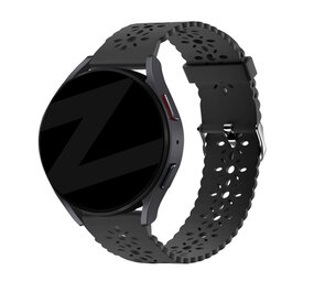 Bandz Bandz Samsung Galaxy Watch 6 40mm Silicone Strap with Cutouts (Black)