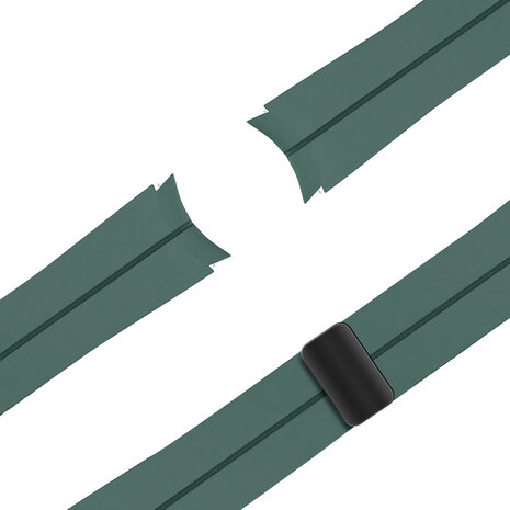 Bandz Bandz Samsung Galaxy Watch 6 Classic 43mm Silicone Strap with D-Buckle (Dark Green) Bandz Bandz Samsung Galaxy Watch 6 Classic 43mm Silicone Strap with D-Buckle (Dark Green)