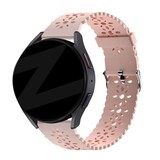 Bandz Bandz Xiaomi Amazfit Bip Silicone Strap with Cutouts (Pink)