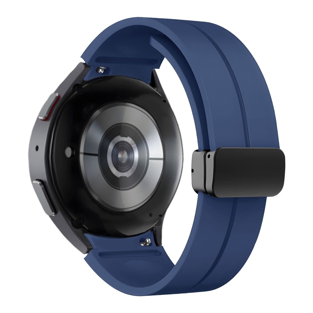 Bandz Bandz Samsung Galaxy Watch 4 40mm Silicone Strap with D-Buckle (Dark Blue)