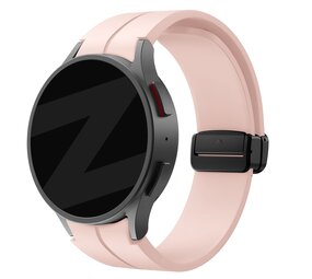 Bandz Bandz Samsung Galaxy Watch 4 40mm Silicone Strap with D-Buckle (Pink)