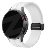 Bandz Bandz Samsung Galaxy Watch 6 Classic 47mm Silicone Strap with D-Buckle (White) Bandz Bandz Samsung Galaxy Watch 6 Classic 47mm Silicone Strap with D-Buckle (White)