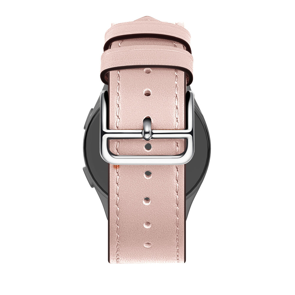 Bandz Bandz Samsung Galaxy Watch 5 44mm Leather Strap 'Deluxe' (Pink) Bandz Bandz Samsung Galaxy Watch 5 44mm Leather Strap 'Deluxe' (Pink)