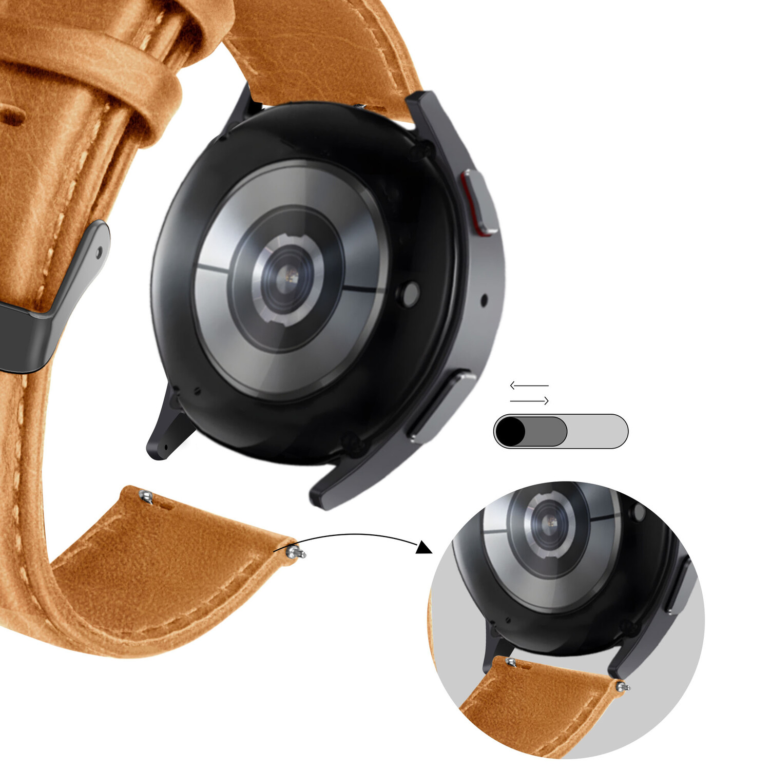 Huawei Watch GT 2 Pro Leather Strap Classic Brown