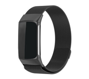Strap-it Fitbit Charge 6 Milanese Strap (Black) Strap-it Fitbit Charge 6 Milanese Strap (Black)