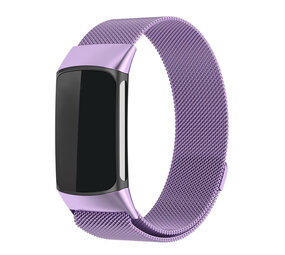 Strap-it Fitbit Charge 6 Milanese Strap (Lilac) Strap-it Fitbit Charge 6 Milanese Strap (Lilac)