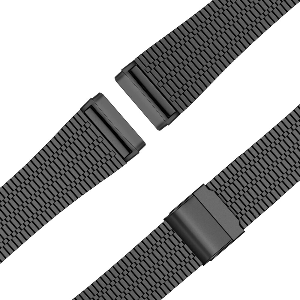 Bandz Bandz Fitbit Versa 3 Adjustable Steel Strap (Black) Bandz Bandz Fitbit Versa 3 Adjustable Steel Strap (Black)