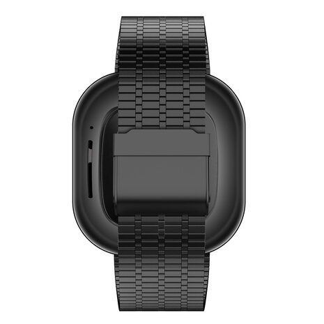 Bandz Bandz Fitbit Versa 3 Adjustable Steel Strap (Black) Bandz Bandz Fitbit Versa 3 Adjustable Steel Strap (Black)