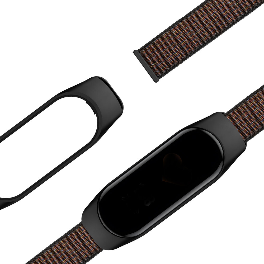 Bandz Bandz Xiaomi Mi Band 5 / 6 Nylon Strap 'Classic' (Black) Bandz Bandz Xiaomi Mi Band 5 / 6 Nylon Strap 'Classic' (Black)