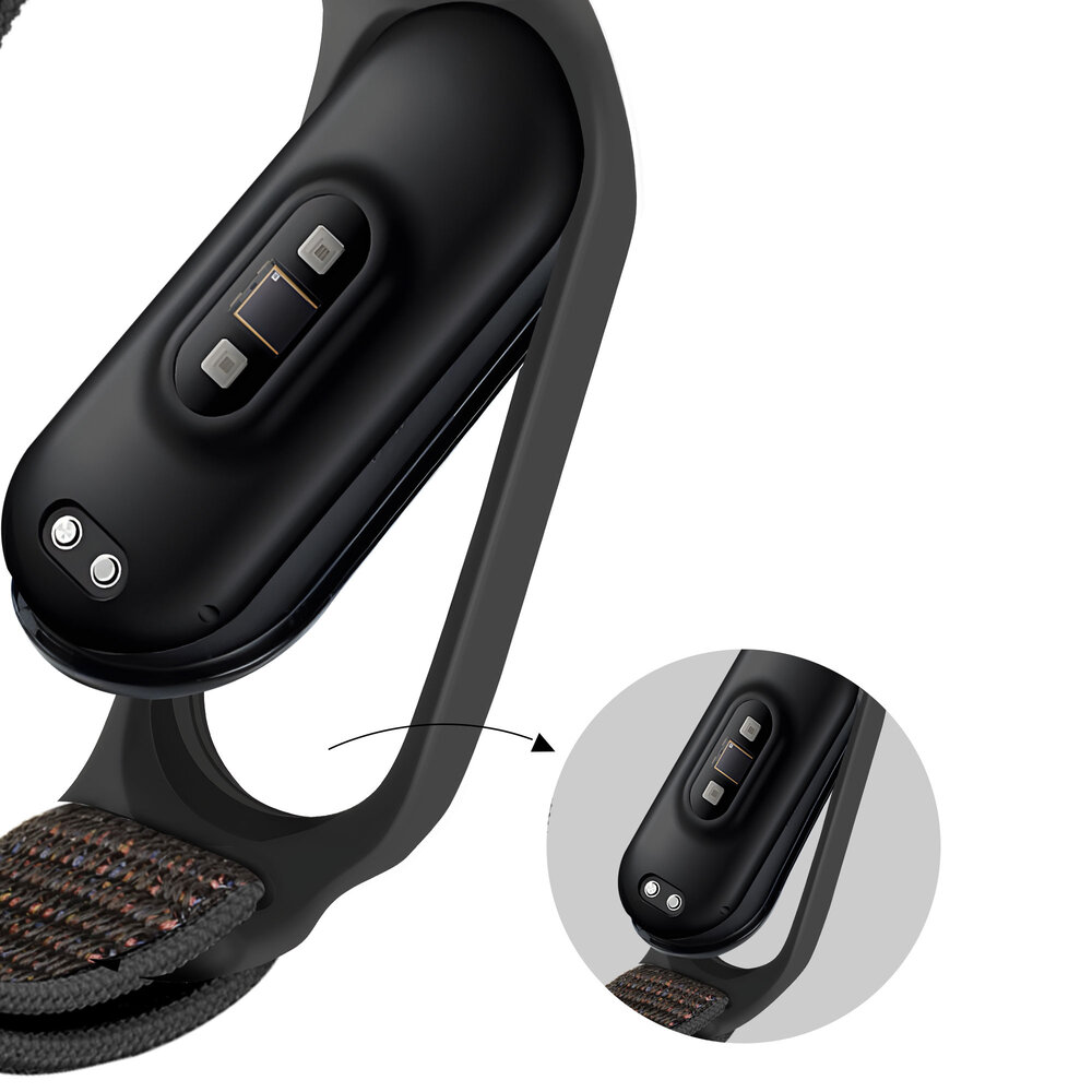 Bandz Bandz Xiaomi Mi Band 5 / 6 Nylon Strap 'Classic' (Black) Bandz Bandz Xiaomi Mi Band 5 / 6 Nylon Strap 'Classic' (Black)