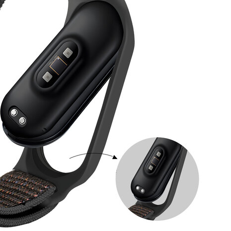 Bandz Bandz Xiaomi Mi Band 5 / 6 Nylon Strap 'Classic' (Black) Bandz Bandz Xiaomi Mi Band 5 / 6 Nylon Strap 'Classic' (Black)