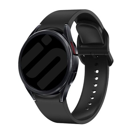 Strap-it Strap-it Samsung Galaxy Watch 4 Classic 42mm 'One push' Silicone Strap (Black) Strap-it Strap-it Samsung Galaxy Watch 4 Classic 42mm 'One push' Silicone Strap (Black)