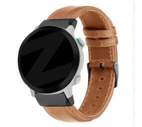 Garmin Fenix 5 6 Leather Strap Classic Brown