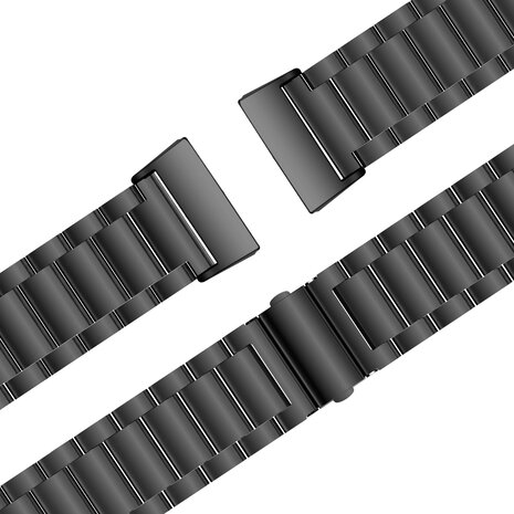 Bandz Bandz Fitbit Charge 3 Steel Strap 'Classic' (Black) Bandz Bandz Fitbit Charge 3 Steel Strap 'Classic' (Black)
