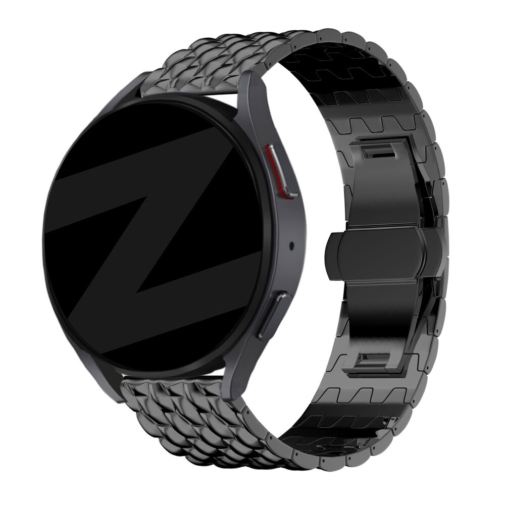 Bandz Bandz Samsung Galaxy Watch 3 45mm Steel Strap 'Dragon' (Black) Bandz Bandz Samsung Galaxy Watch 3 45mm Steel Strap 'Dragon' (Black)