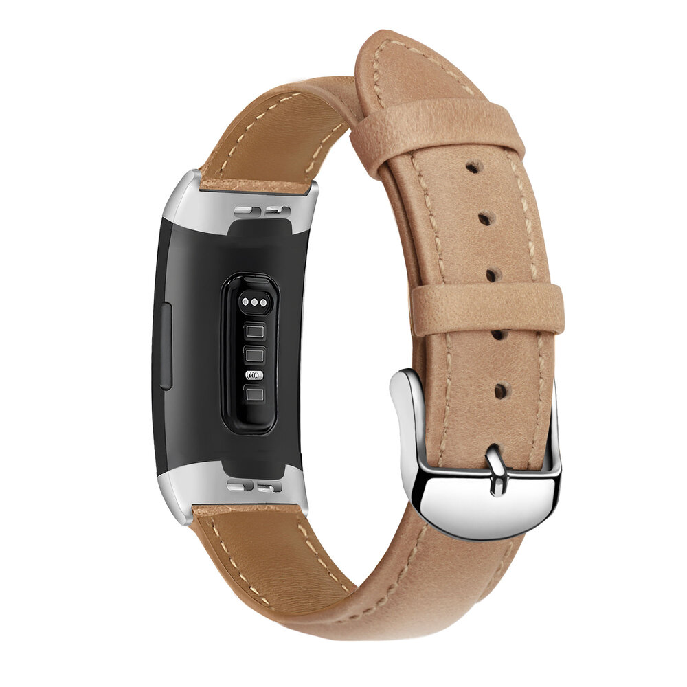 Bandz Bandz Fitbit Charge 4 Genuine Leather Strap (Brown) Bandz Bandz Fitbit Charge 4 Genuine Leather Strap (Brown)