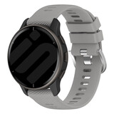 Strap-it Garmin Vivoactive 3 Silicone Strap (Light Grey)