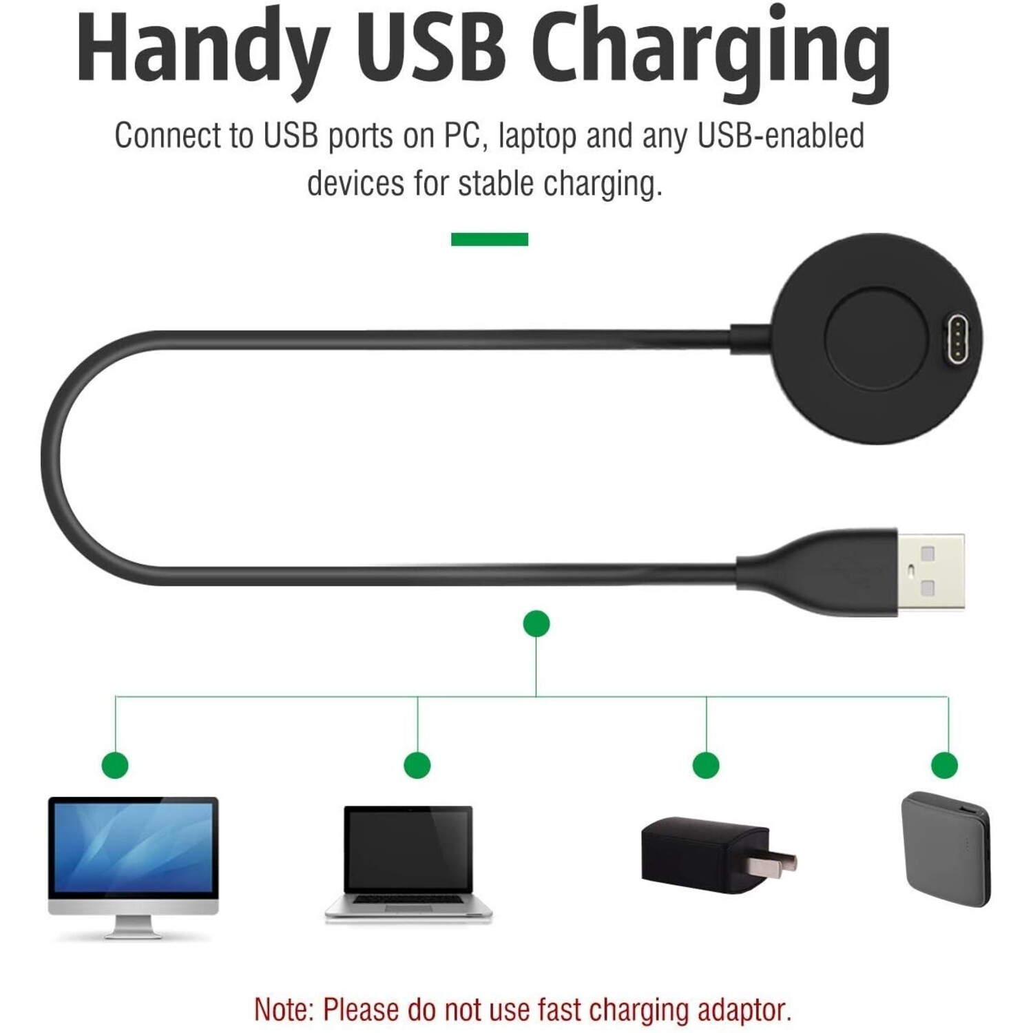 Charger for Garmin Instinct Instinct 2 2s 2x