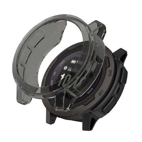 Strap-it Strap-it Garmin Instinct 2s TPU Cover (Transparent-Black) Strap-it Strap-it Garmin Instinct 2s TPU Cover (Transparent-Black)