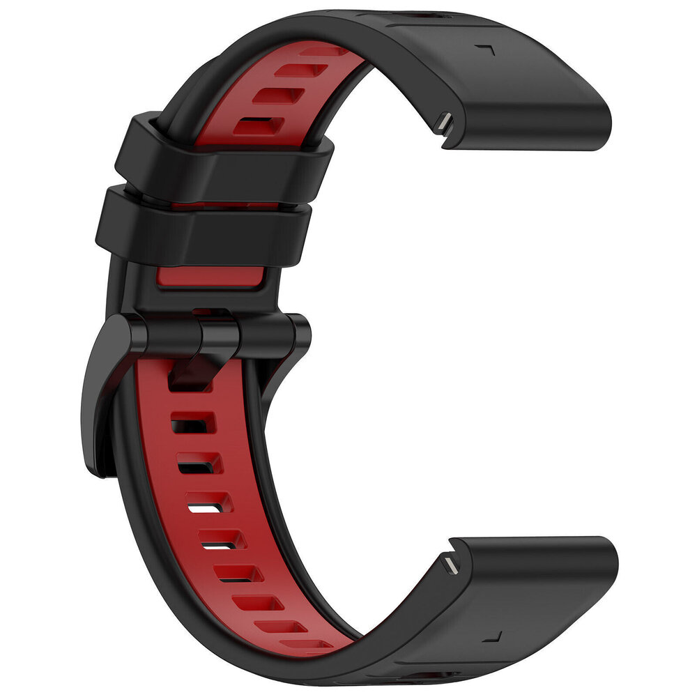 Strap-it Strap-it Garmin Forerunner 955 Sport Strap with Buckle (Black/Red) Strap-it Strap-it Garmin Forerunner 955 Sport Strap with Buckle (Black/Red)