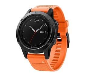 Garmin watch orange strap deals
