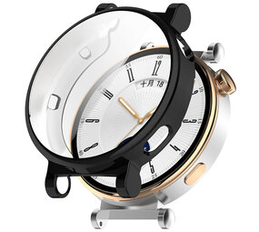 Strap-it Huawei Watch GT 4 - 41mm TPU case (black) Strap-it Huawei Watch GT 4 - 41mm TPU case (black)