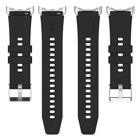 Strap-it Strap-it Google Pixel Watch 1/2 silicone strap (black)