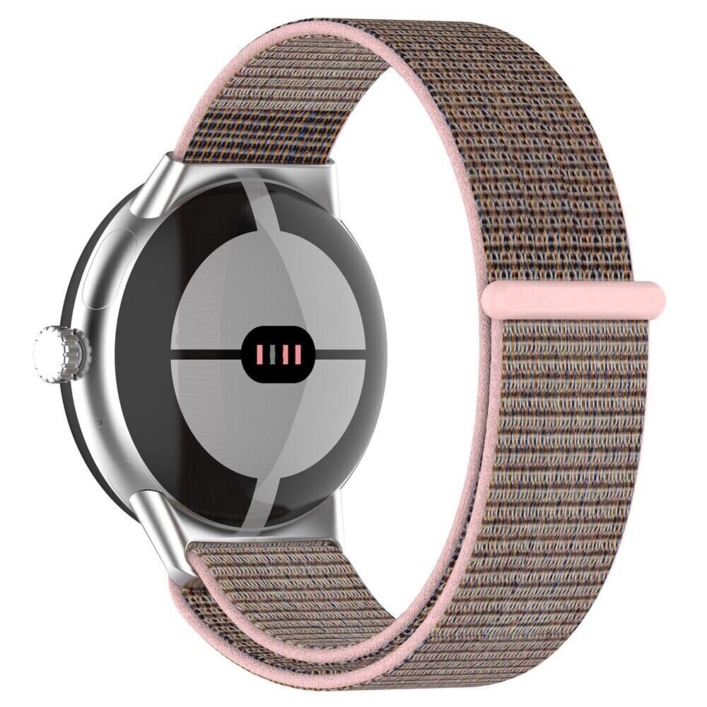 Strap-it Strap-it Google Pixel Watch 1/2 nylon strap (pink)
