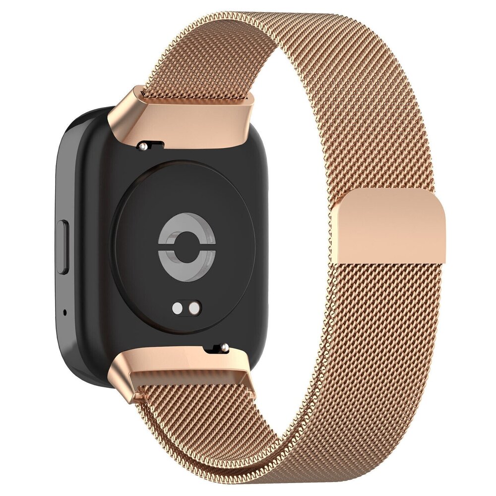 Strap-it Strap-it Redmi Watch 3 Active / Lite Milanese strap (rose gold) Strap-it Strap-it Redmi Watch 3 Active / Lite Milanese strap (rose gold)