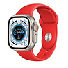 Strap-it Strap-it Apple Watch Ultra Silicone Strap (Red) Strap-it Strap-it Apple Watch Ultra Silicone Strap (Red)