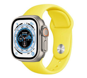 Apple Watch Ultra Silicone Strap (Yellow)