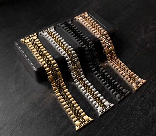 Strap-it Strap-it Apple Watch Ultra Steel Strap Jubilee (Gold) Strap-it Strap-it Apple Watch Ultra Steel Strap Jubilee (Gold)