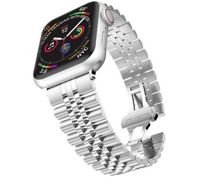Strap-it Apple Watch Ultra Steel Strap Jubilee (Silver) Strap-it Apple Watch Ultra Steel Strap Jubilee (Silver)