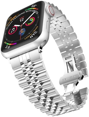 Strap-it Strap-it Apple Watch Ultra Steel Strap Jubilee (Silver) Strap-it Strap-it Apple Watch Ultra Steel Strap Jubilee (Silver)